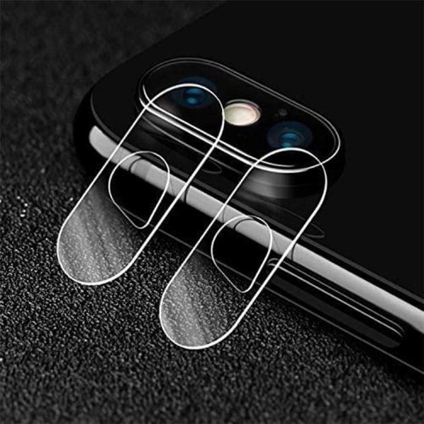 [2-PACK] Kameralinsebeskytter i hærdet glas iPhone X/Xs - Gennemsigtig