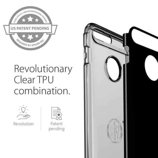 SPIGEN Slim Armor Skal till Apple iPhone 7 Plus - Jet Black Svart