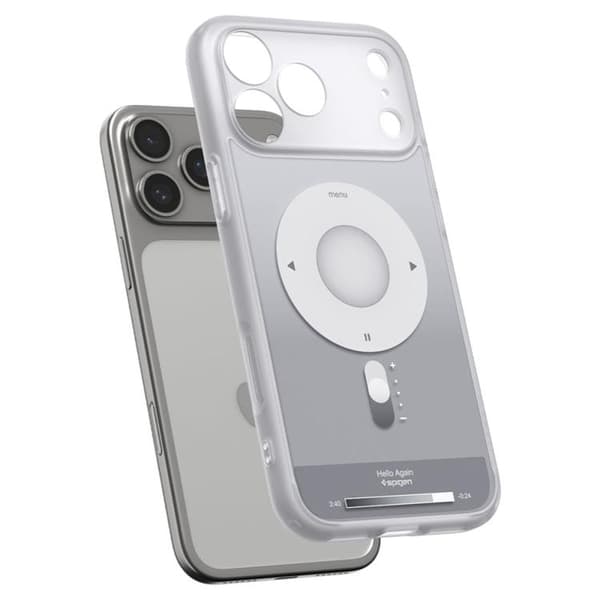 Spigen Mobilskal För iPhone 18 Pro/17 Pro Magsafe Ultra Hybrid Classic - Silver