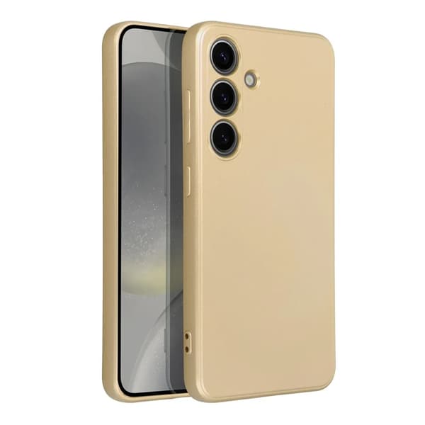 Telefontaske til Galaxy S24 FE Metallic - Guld Guld