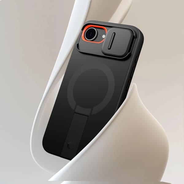 Tech-Protect Telefontaske til iPhone 16e Magsafe Kevlar Aura - Sort Svart