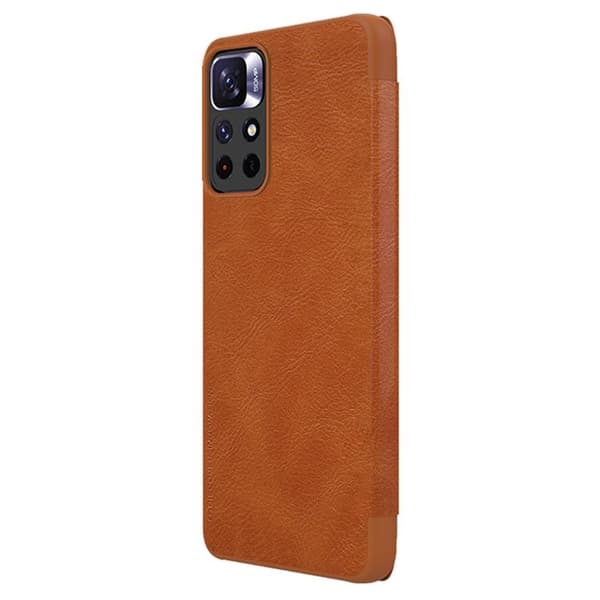 Nillkin Qin Plånboksfodral Xiaomi Poco M4 Pro 5G - Brun Brun