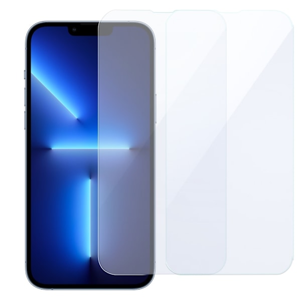 [2-PACK] Härdat Glas Skärmskydd iPhone 13 Pro Max - Clear Transparent