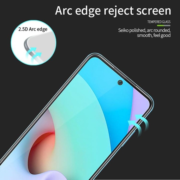 [1-PACK] Xiaomi Redmi 10 4G (2021/2022) skærmbeskytter i hærdet glas -