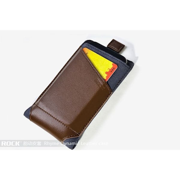 Rock Dynamic Pouch till iPhone 4/4s/3Gs  (Coffee) Brun