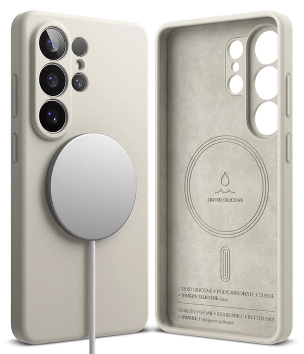 Ringke Mobilskal För Galaxy S26 Ultra Magsafe Silikon - Stone Beige