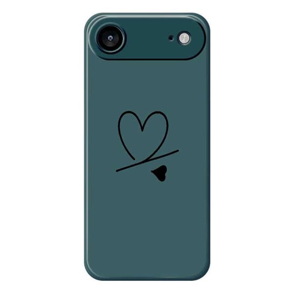 Mobilskal till iPhone Air Love Pattern Printing Straight - Grön Grön