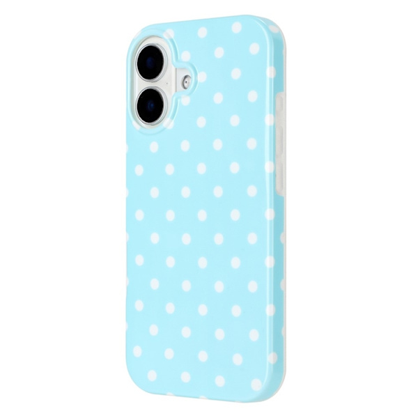 Mobilskal till iPhone 17 Dot Design Imd Tpu - Blå Blå