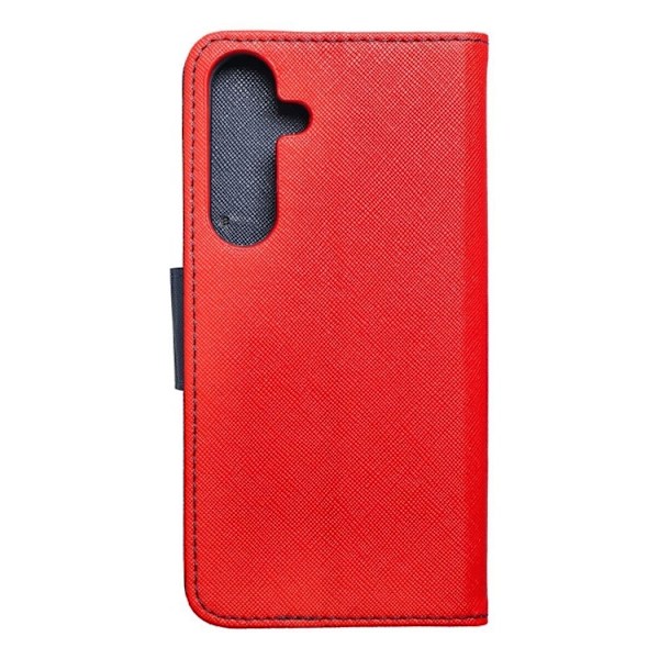 Galaxy S24 Plus Plånboksfodral Fancy Holster - Röd/Marinblå