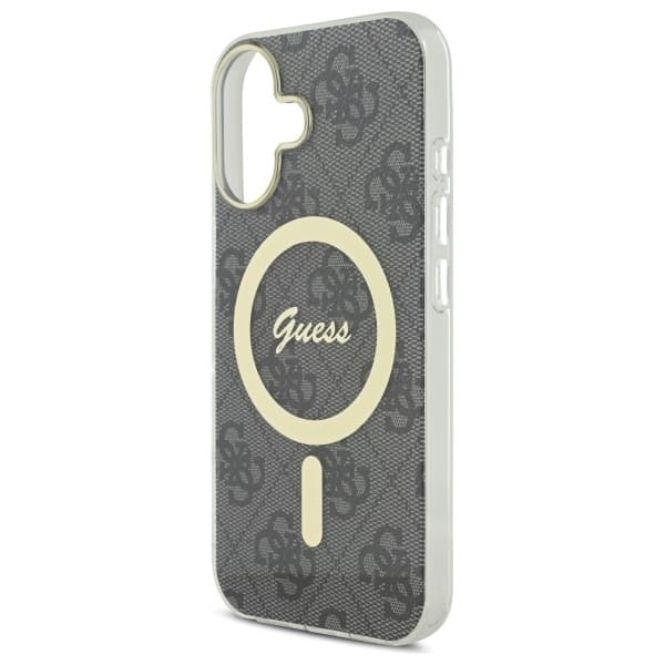Guess iPhone 16 Plus MagSafe IML 4G Telefontaske - Sort Black