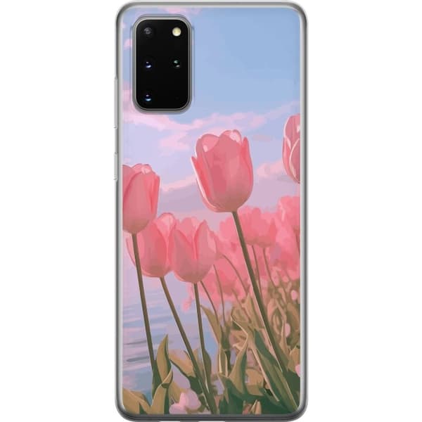Mobilskal till Samsung Galaxy S20+ med Rosa Tulpaner