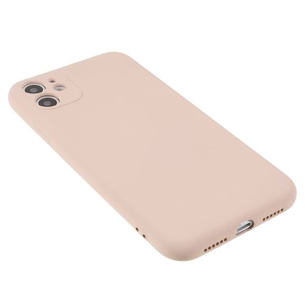 X-LEVEL Mobilskal till iPhone 11 Liquid Silicone Rosa 6.1-tum