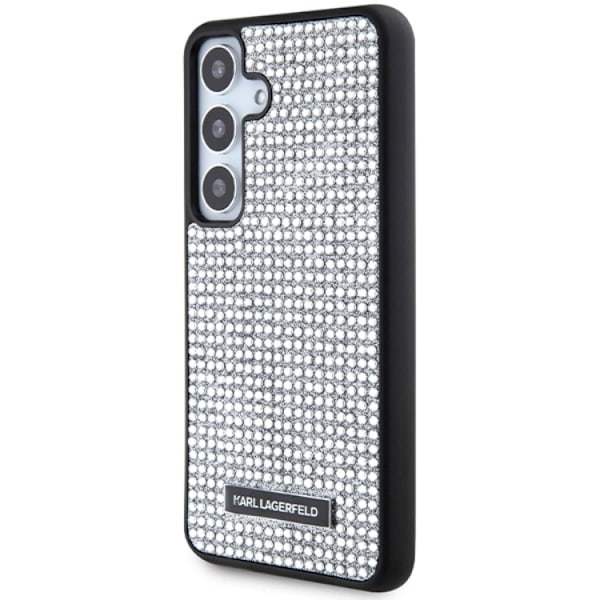 KARL LAGERFELD Galaxy S24 Mobilskal Rhinestone Logo Metal Plate