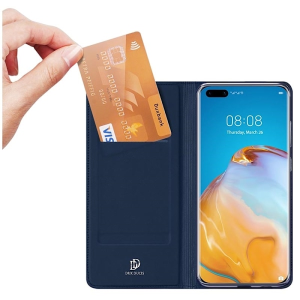 Dux Ducis Plånboksfodral till Huawei P40 Pro - Blå Blå