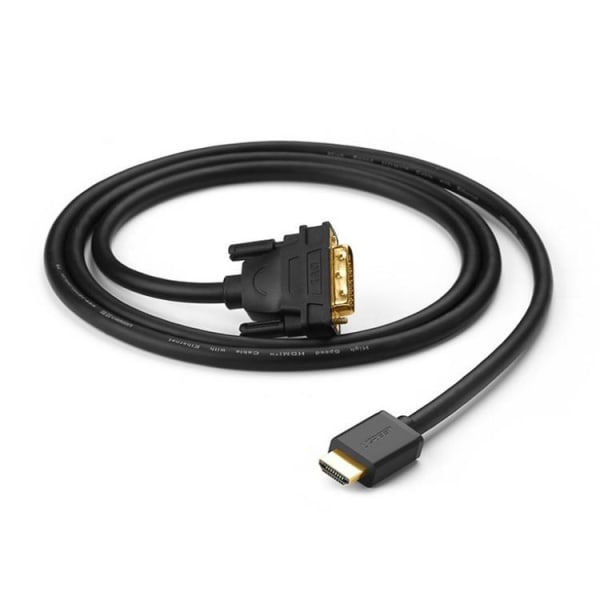 Ugreen HDMI til HDMI DVI 4K Kabel 1m - Sort