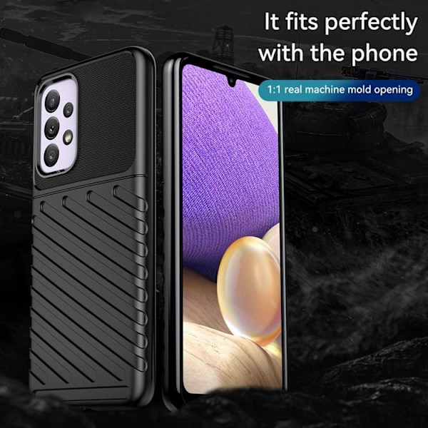 Thunder Twill Skal Galaxy A33 5G - Svart