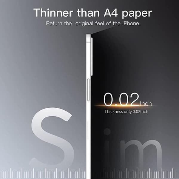 BOOM Zero Mobilskal till iPhone 15 Pro Ultra Slim - Frosted Transparent
