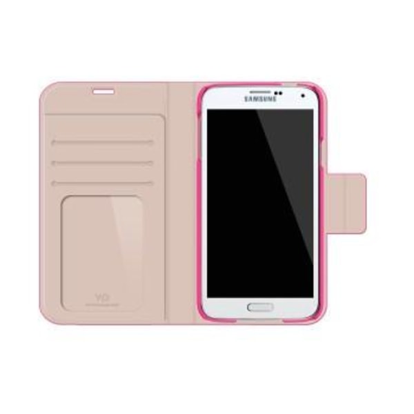 White Diamonds Crystal Wallet Samsung Galaxy S5 - Rosa Rosa