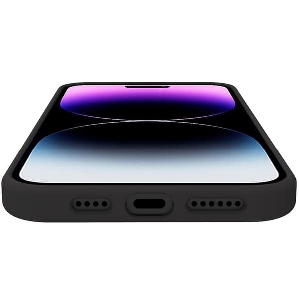 Celly Telefontaske til iPhone 16 Pro Max Cromo Blød Gummi - Sort Black