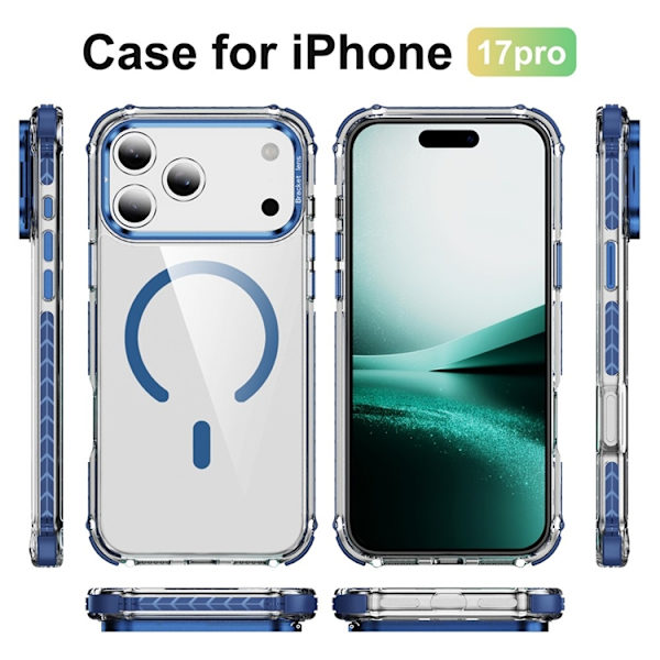 Mobilskal till iPhone 17 Pro MagSafe Kickstand - Blå Blå