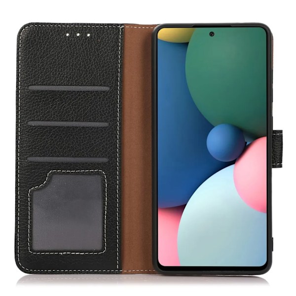 iPhone 15 Pro Plånboksfodral Vikbart - Svart Svart