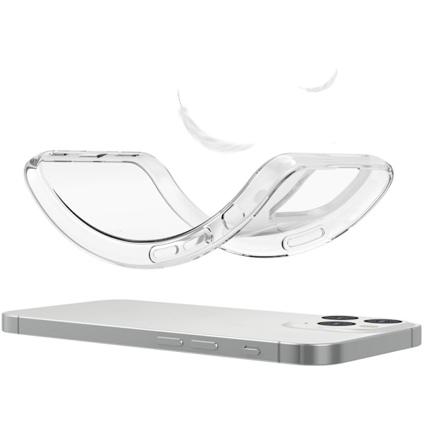 BOOM - iPhone 13 Pro Skal Mjuk TPU - Clear Crystal iPhone 13 Pro