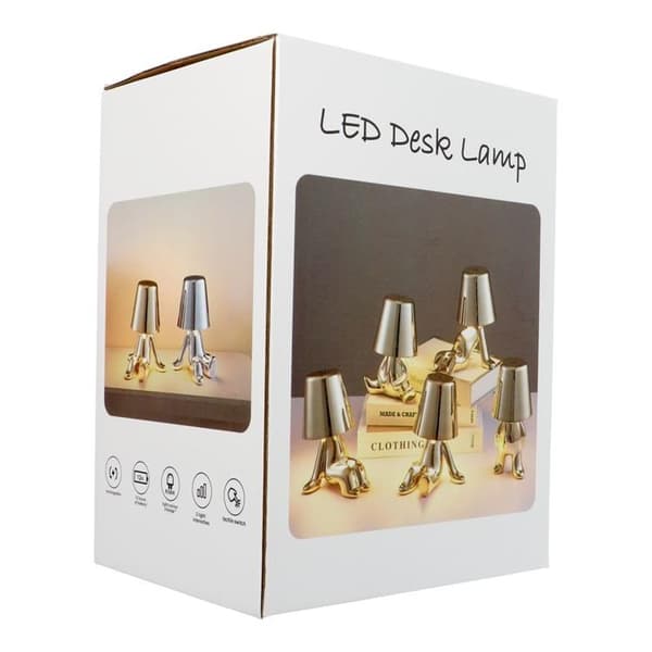 Sengebordlampe GOLD MAN Seat (model 7) MLTL Guld