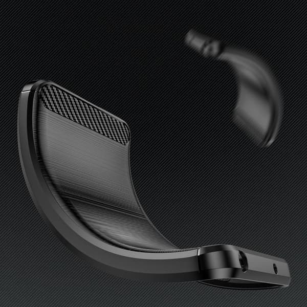 Mobilskal till iPhone 15 Pro Max Carbon Flexible - Svart Svart