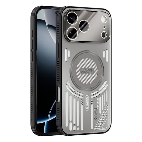 ABEEL Mobilskal till iPhone 17 Pro Aluminium + PC + TPU - Grå