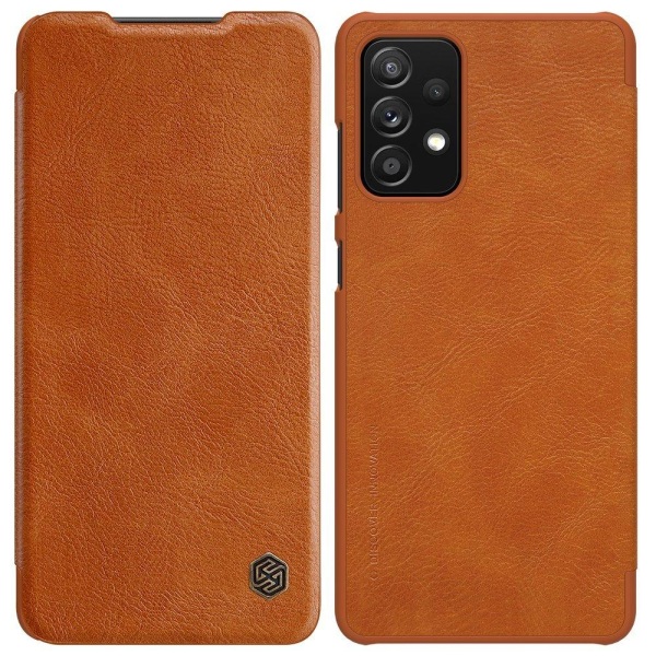 Nillkin Qin Wallet Case Galaxy A72 - Brun Brown