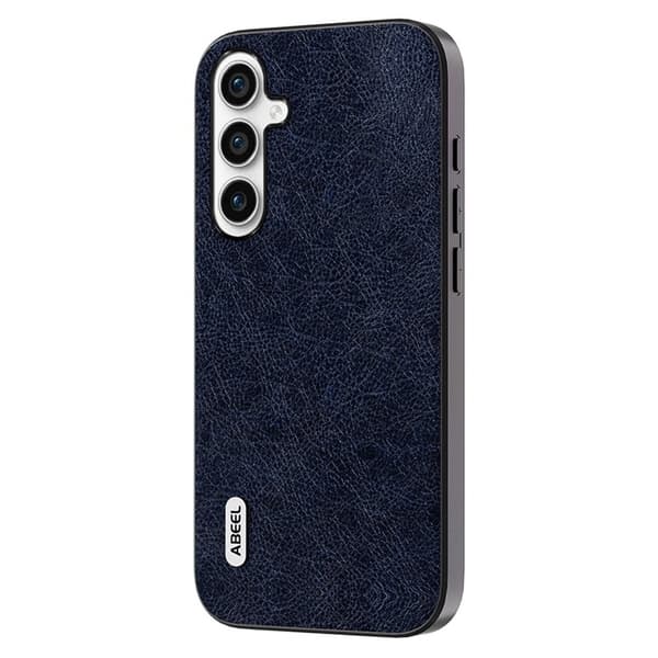 ABEEL Mobilskal till Samsung Galaxy S23 FE PU Läder Retro Blå