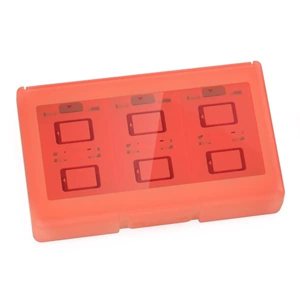 Dobe Nintendo Switch 2 Fodral för Game Card - Röd