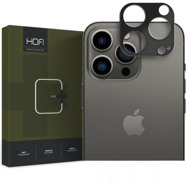 Hofi iPhone 15 Pro/Pro Max Kameralinsskydd i Härdat Glas - Svart
