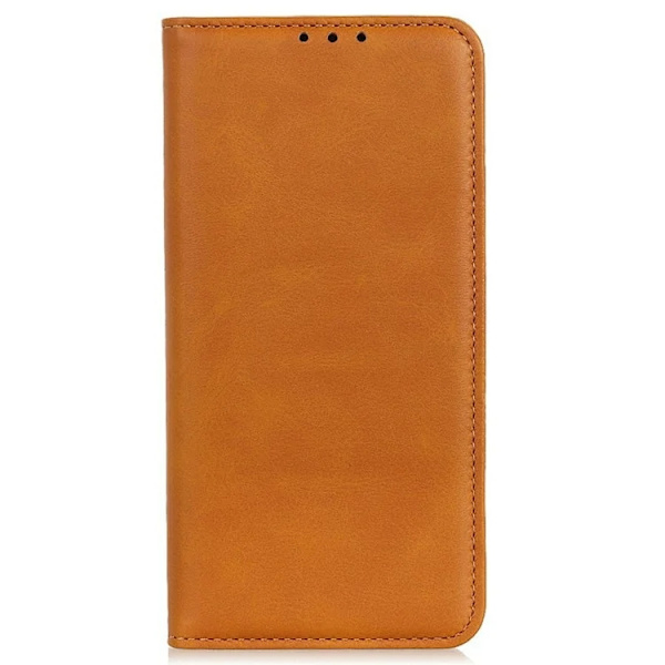 iPhone 17 Pro Max Plånboksfodral Äkta läder - Brun Brun