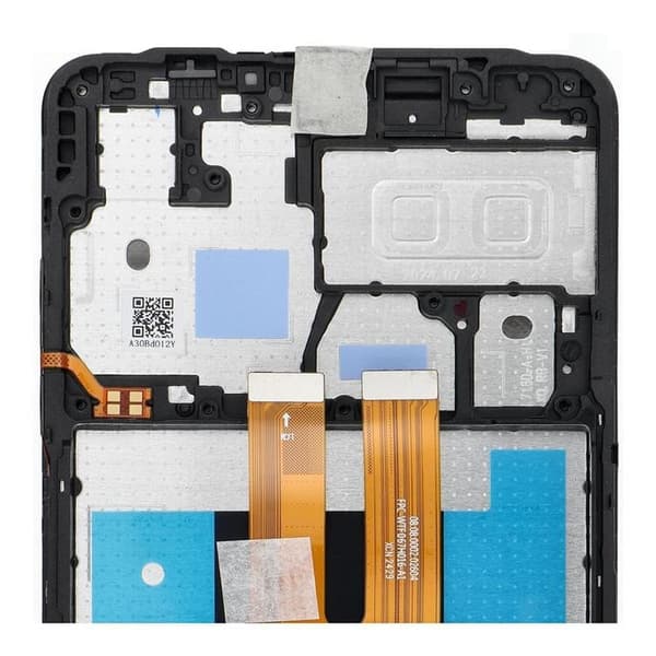 SAMSUNG A06 Skärm med LCD-display A065 ServicePack - Svart Svart