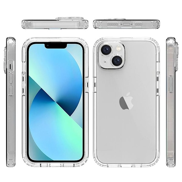 iPhone 14 Skal Gradient Shockproof - Clear Transparent