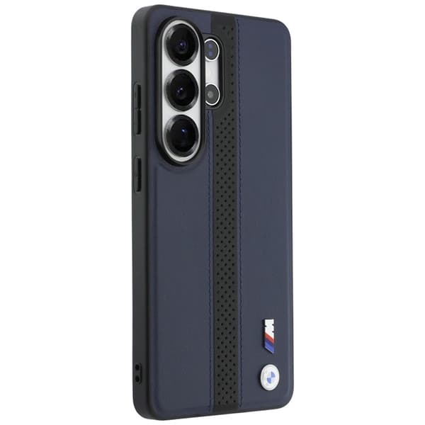 BMW Mobilskal För Galaxy S26 Ultra Magsafe Perforated Stripe Logo - Marinblå Blå