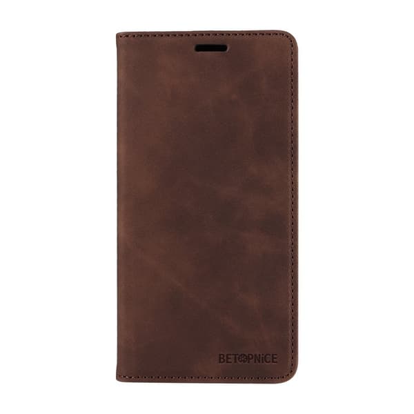 BETOPNICE iPhone 17 Pro Plånboksfodral Konstläder - Brun - Magnetisk stängning Brun