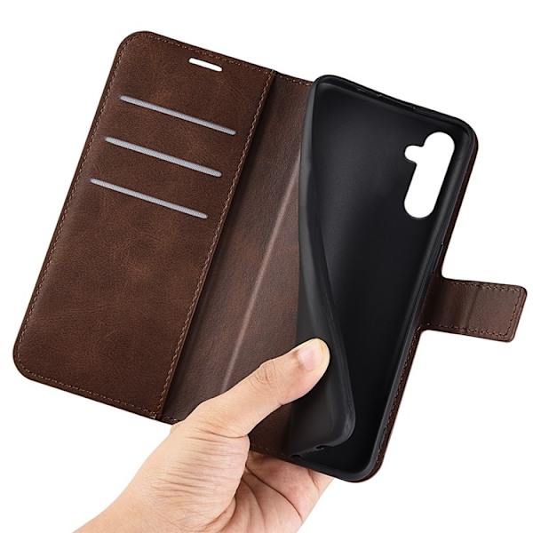 Galaxy A24 4G Plånboksfodral Folio Flip Calf - Brun Brun