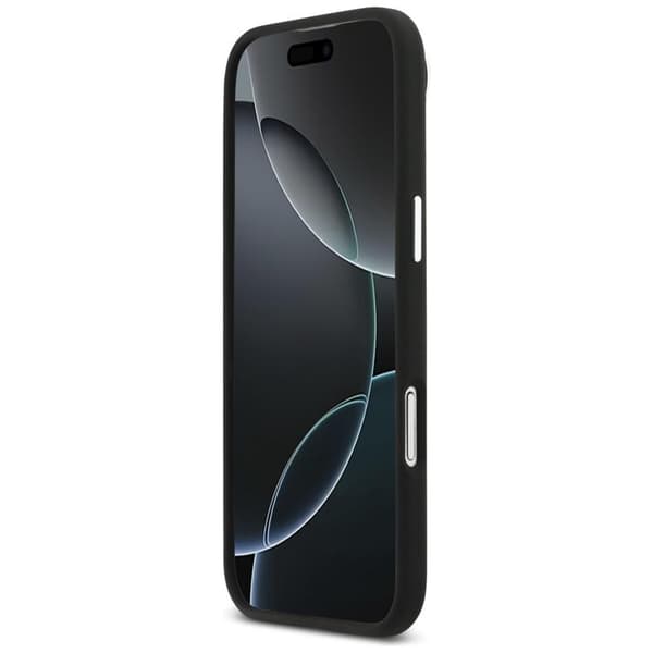 AMG telefontaske til iPhone Air MagSafe silikone oversize romber - sort Svart