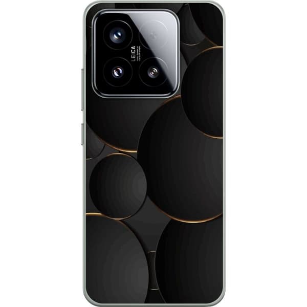 Telefontaske til Xiaomi 15 med luksus cirkler