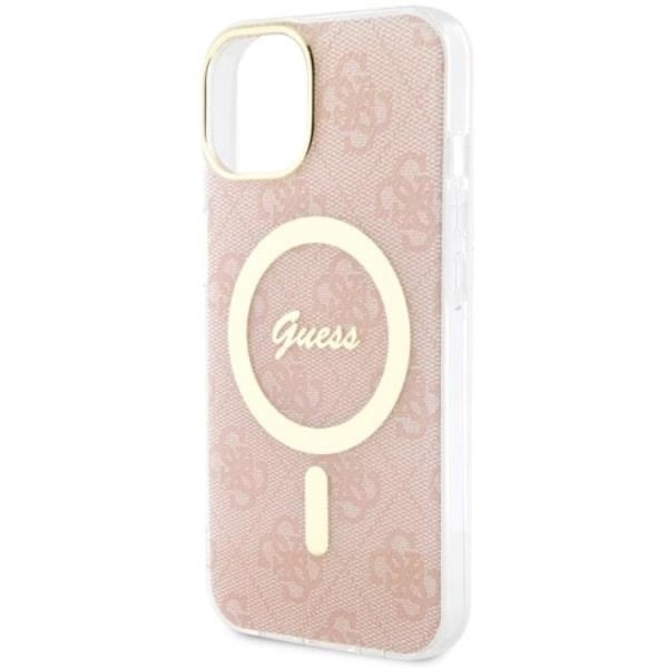 Guess Mobilskal till iPhone 14 Plus MagSafe - Rosa