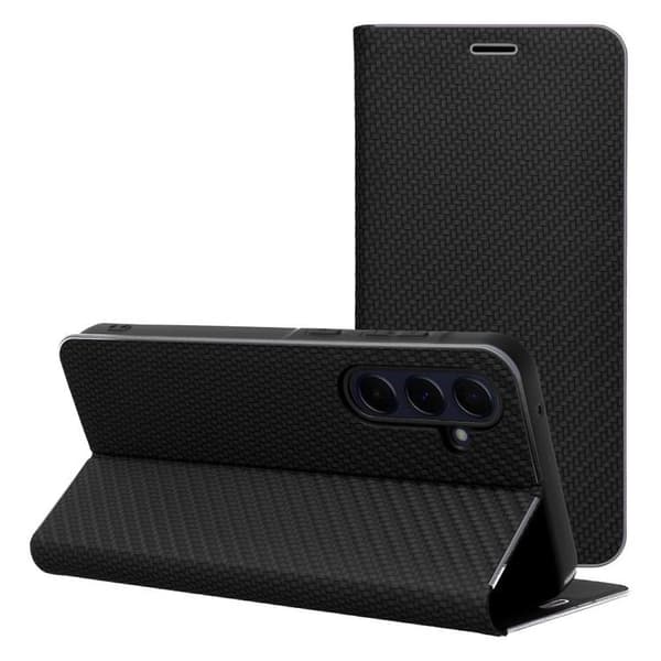 Galaxy A16 5G Pung Etui Luna Kulstof - Sort Black