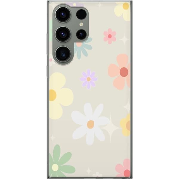 Mobilskal till Samsung Galaxy S23 Ultra med fejdande blommor
