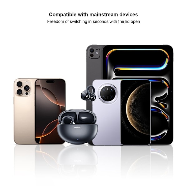XUNDD W006 Öronhörlurar Clip-On Bluetooth Beige