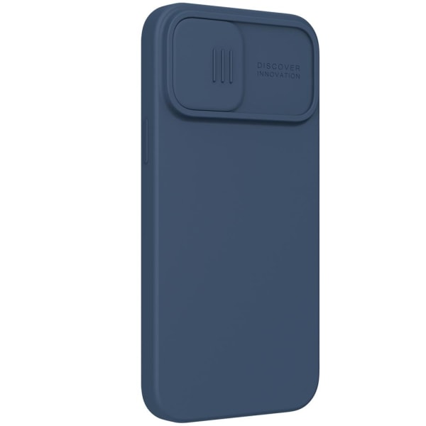 Nillkin CamShield Silky Silikone Cover til iPhone 13 Pro Max - Blå Blue