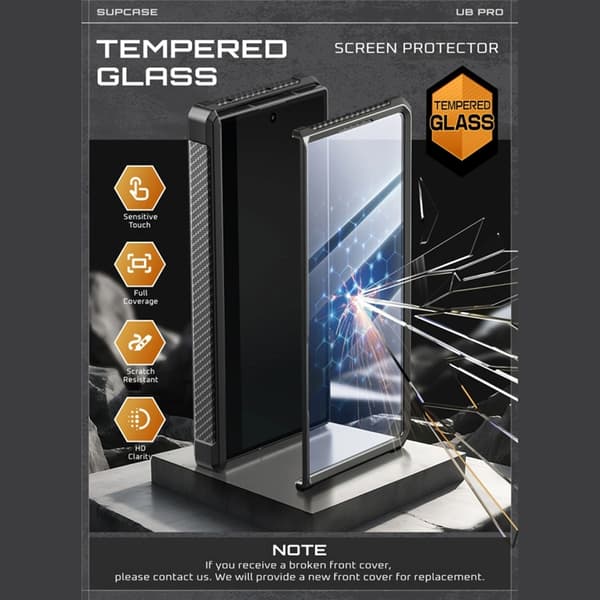 SupCase Telefontaske Til Galaxy Z Fold 7 Unicorn Beetle Pro - Sort Svart