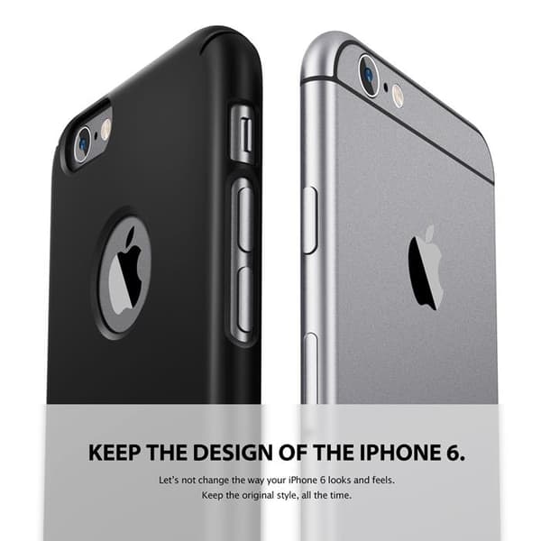 Ringke Logo-Cut Slim Dual Coated Skal till Apple iPhone 6 / 6S  (Vit) Vit