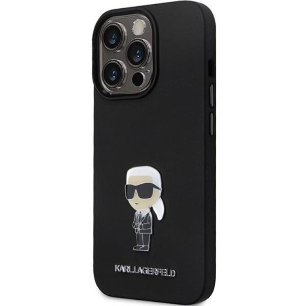 KARL LAGERFELD iPhone 13 Pro Max -puhelinkuori Silikoni Ikonik Metal