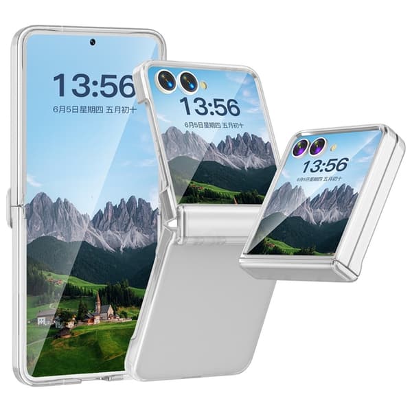 Mobilskal till Galaxy Z Flip7 Hinge Protection - Clear Transparent